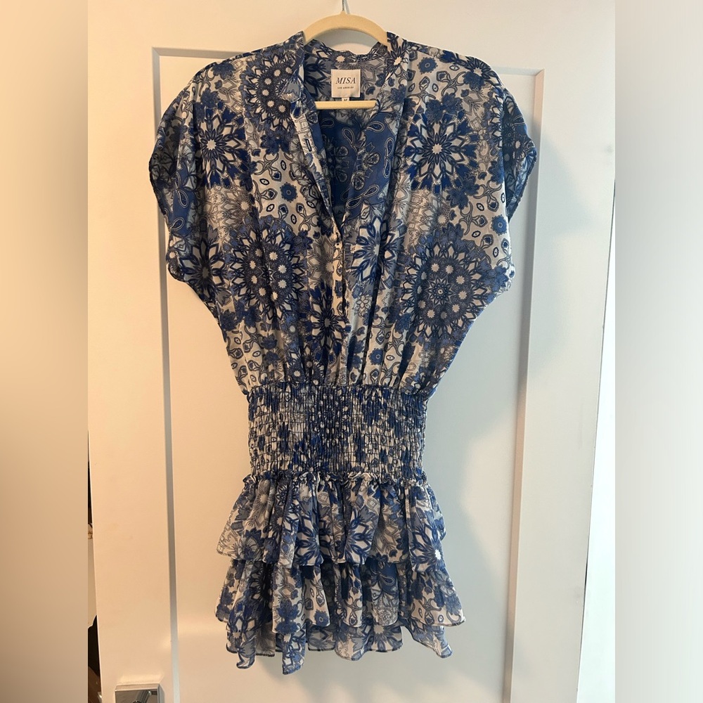 Blue mini Misa dress